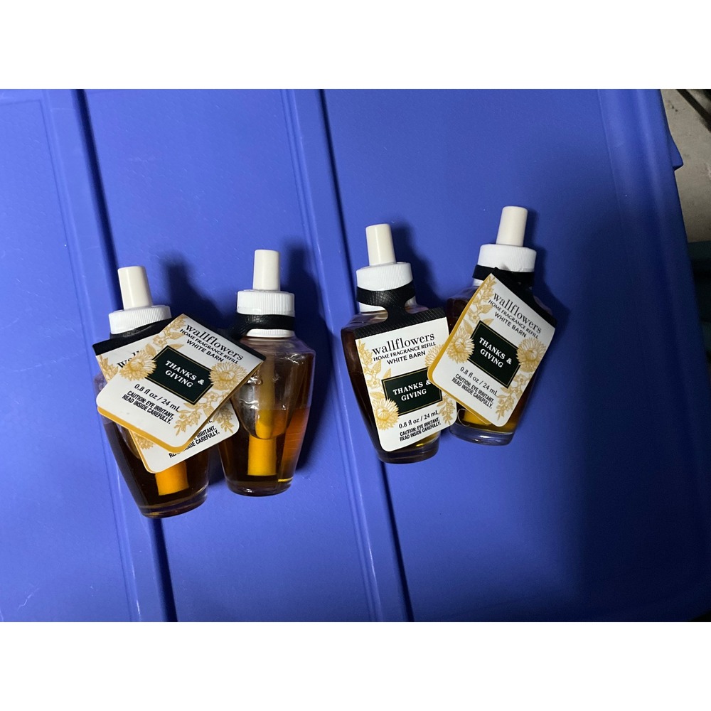 Bath and Body Works Wallflowers Thanks & Giving 4 Pack Home Refills